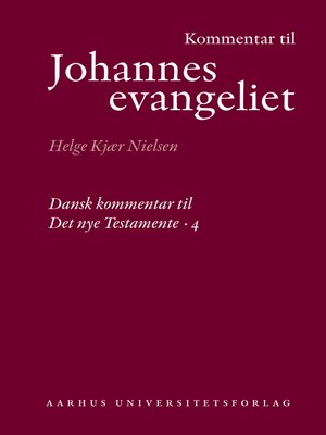 cover image of Kommentar til Johannes Evangeliet